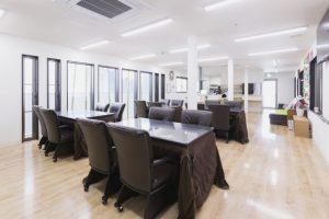 デイサービス月のうさぎ機能訓練室兼食堂